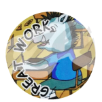 GREAT WORK (60 STICKERS)         